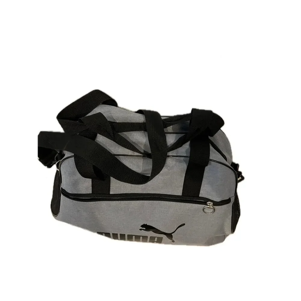 Puma Training Black Gray Duffel Bag 18
